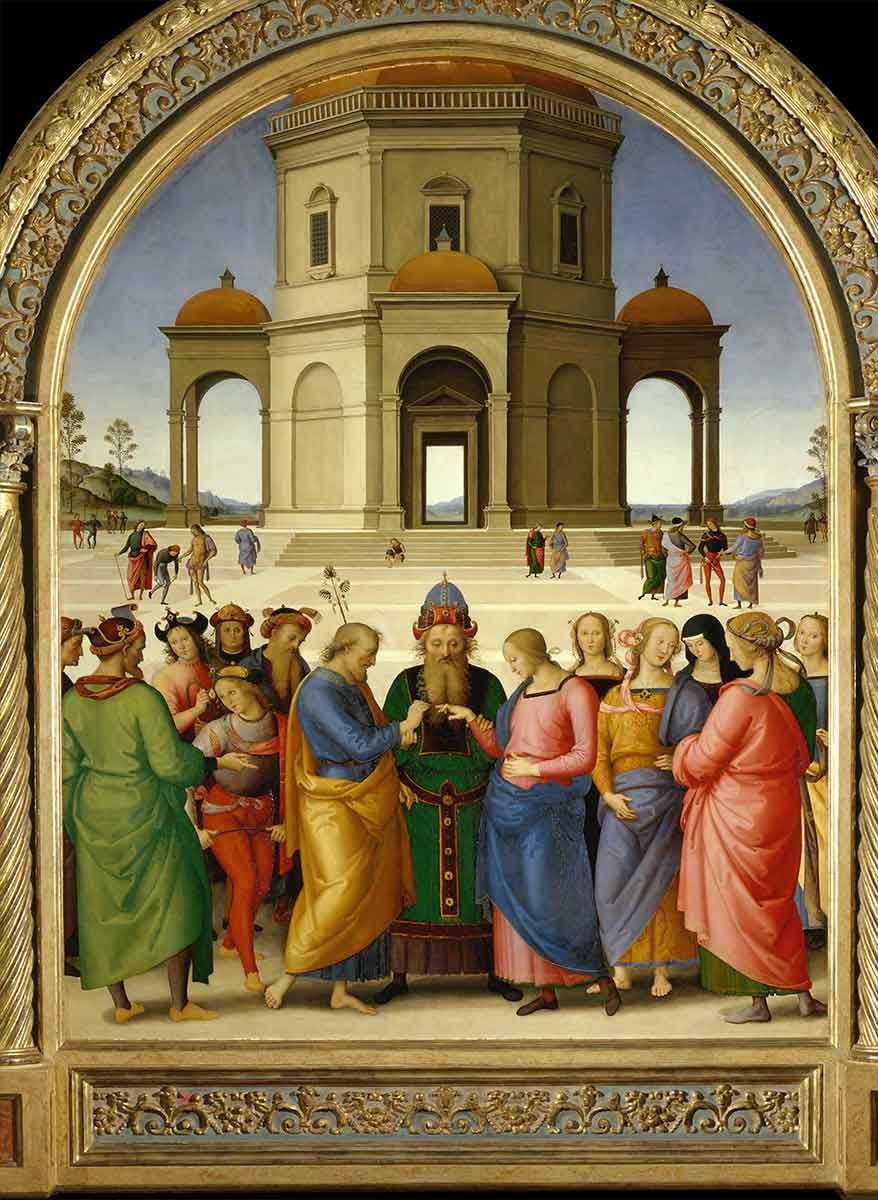 Lo sposalizio della Vergine, Perugino