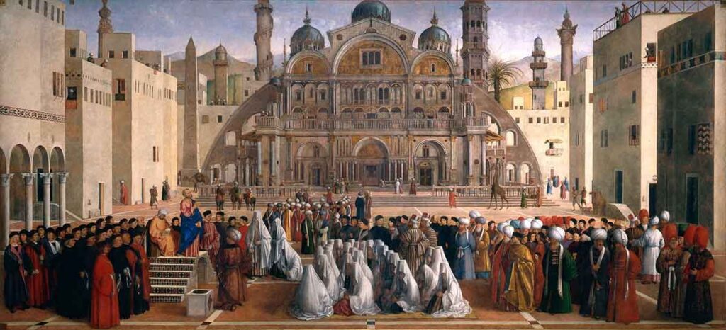 Predica di San Marco in una piazza di Alessandria d&#8217;Egitto
