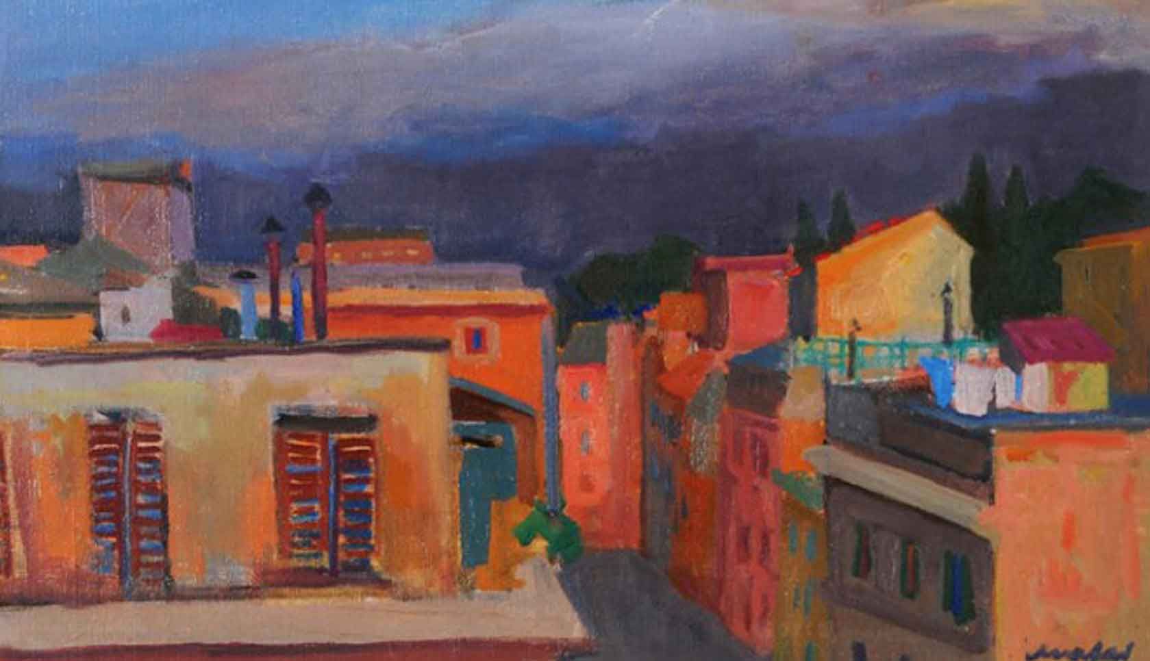 Rome at Sunset, Mario Mafai, 1943