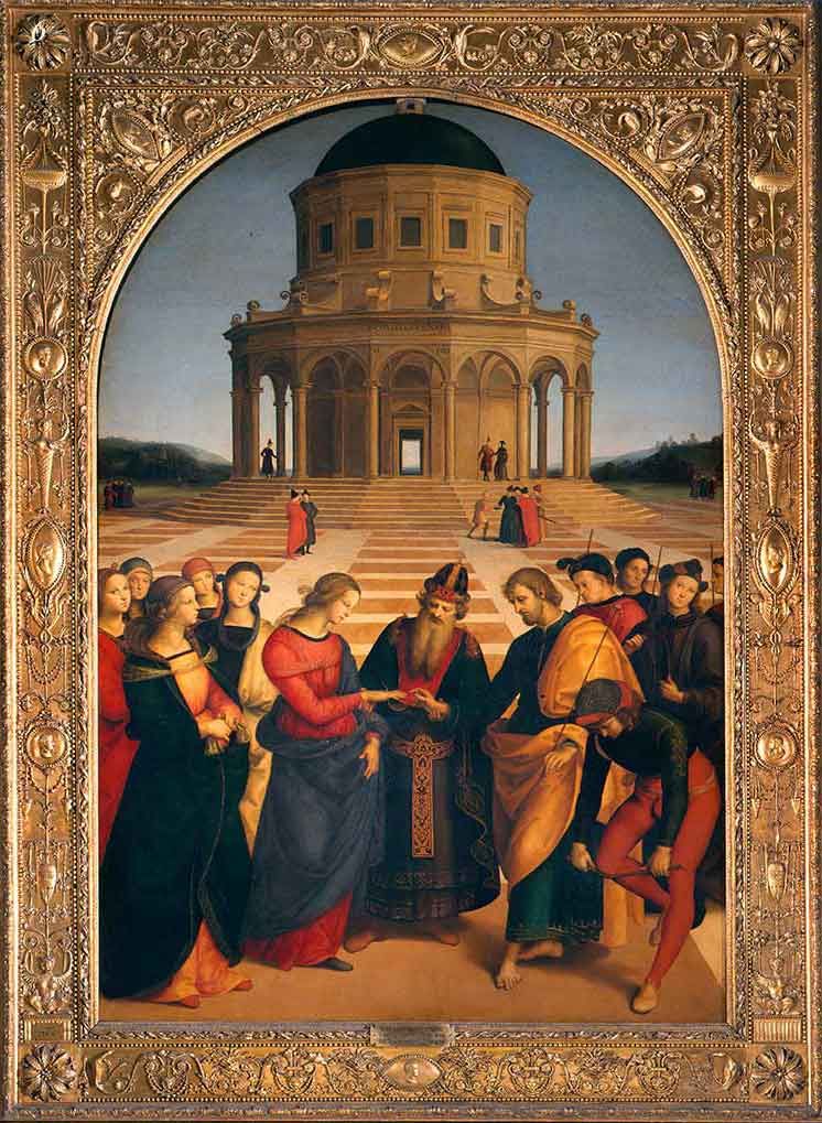 Photograph of the painting in its frame prior to restoration.