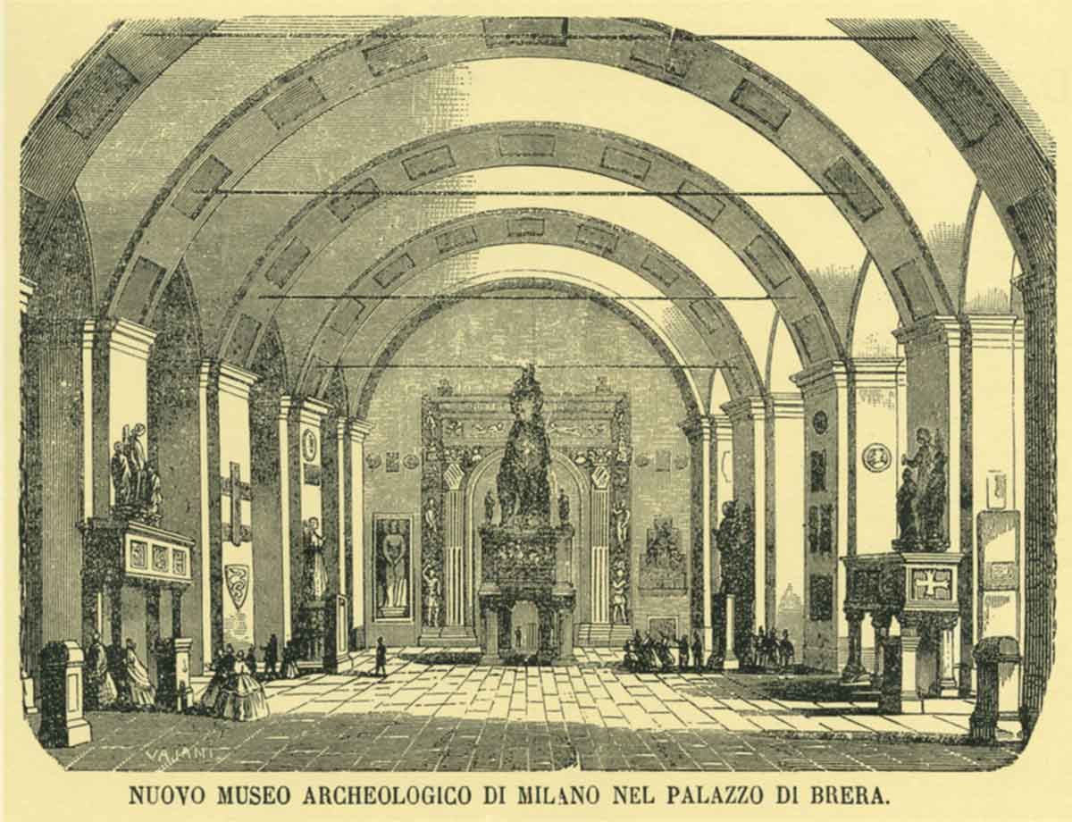 Nuovo Museo Archeologico di Milano nel Palazzo di Brera