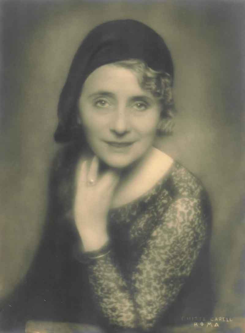 Margherita Sarfatti in un ritratto di Ghitta Carell