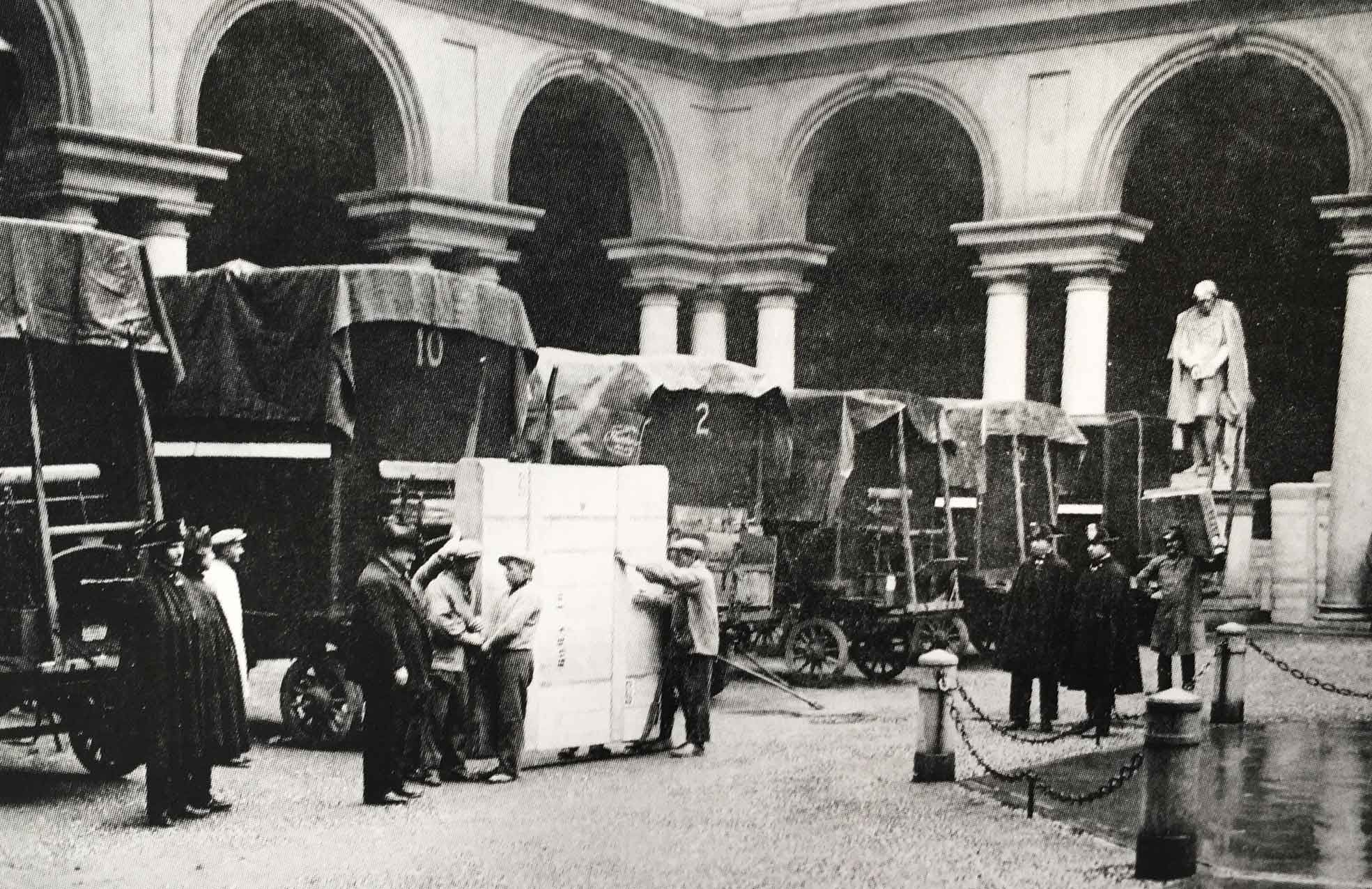 Brera in guerra, il cortile