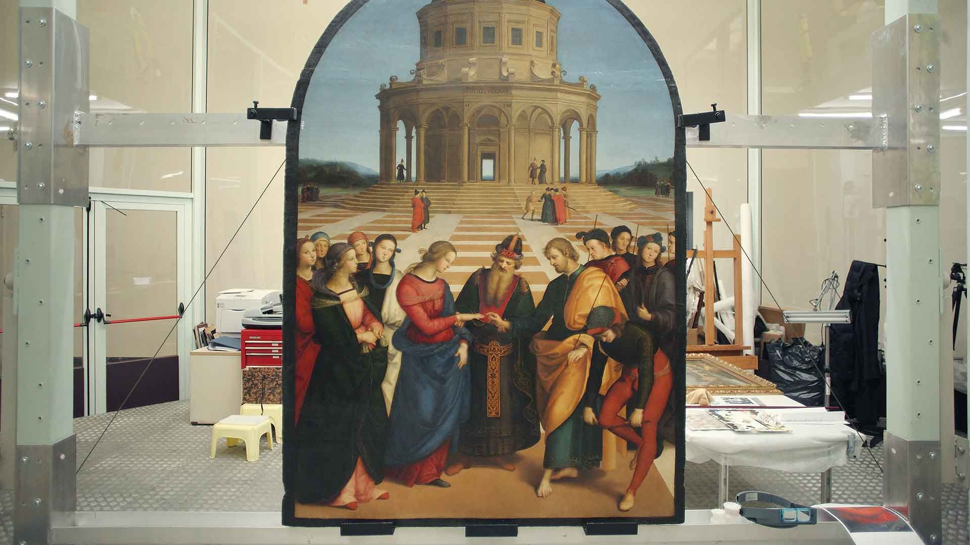 Restauro Sposalizio delle vergine